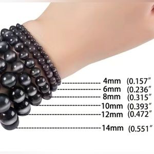 SIZE REFERENCE•high quality handmade beaded stretch bracelets🌙